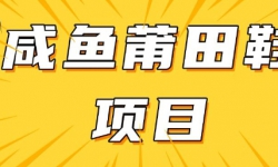 闲鱼高转化项目，手把手教你做，日入3张+(详细教程+货源)